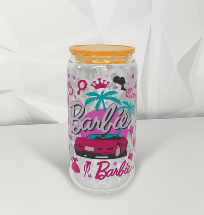 Pink Doll - Dream Car | 16oz Libby Glass Tumbler