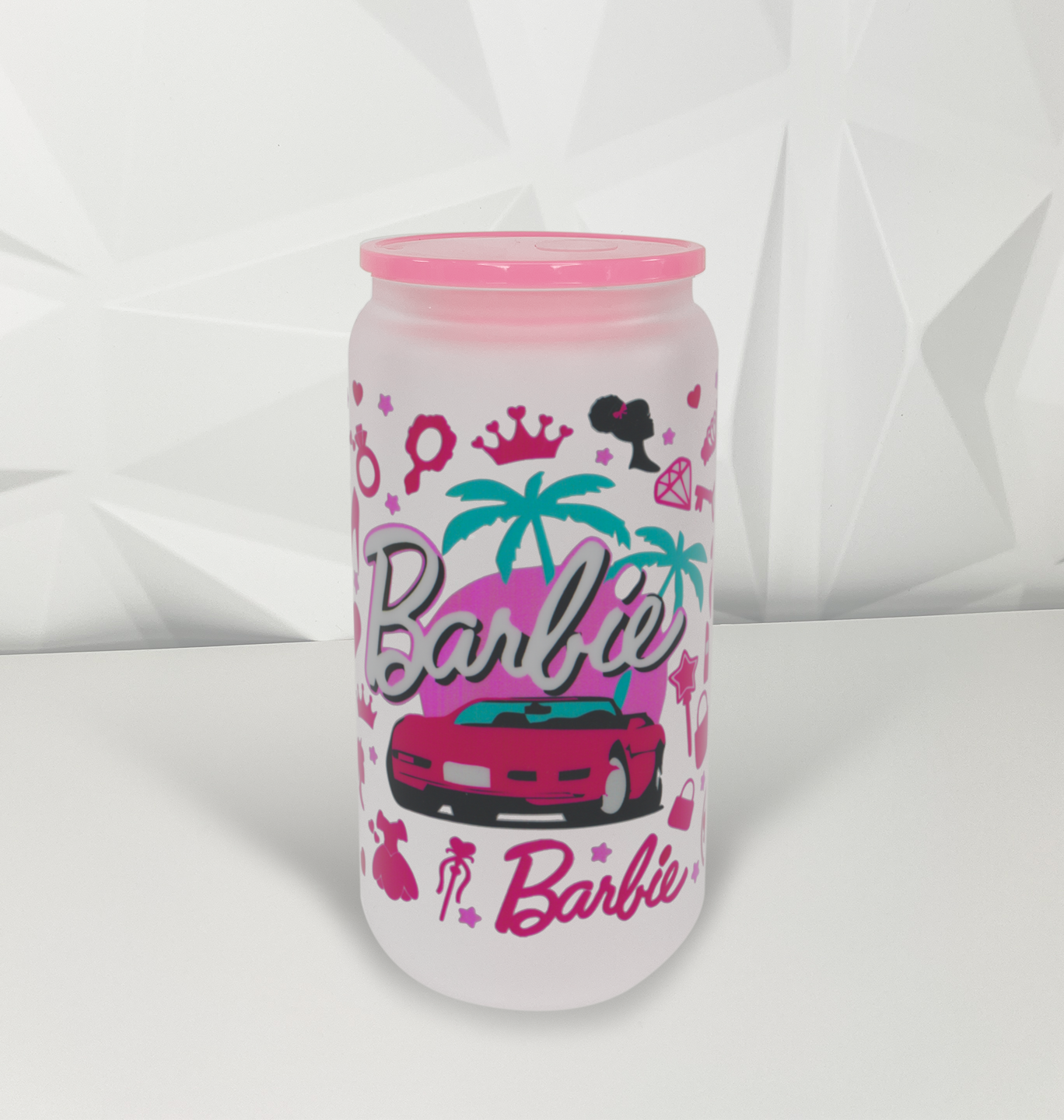 Pink Doll - Dream Car | 16oz Libby Glass Tumbler