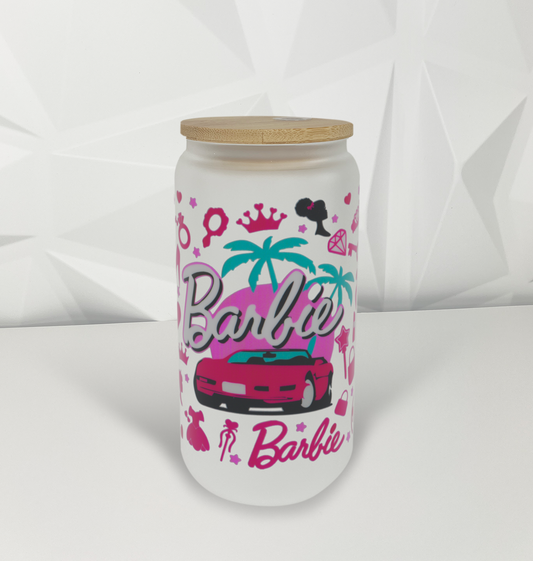 Pink Doll - Dream Car | 16oz Libby Glass Tumbler