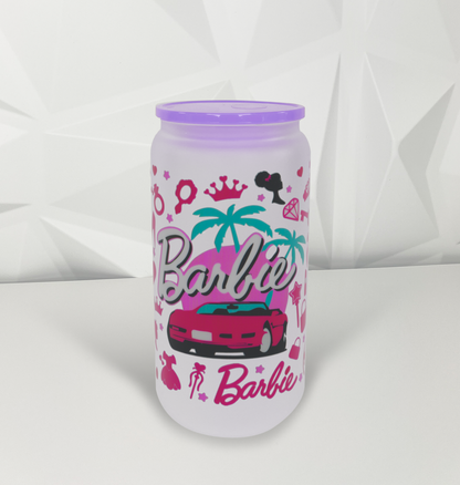 Pink Doll - Dream Car | 16oz Libby Glass Tumbler