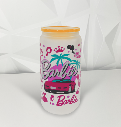 Pink Doll - Dream Car | 16oz Libby Glass Tumbler