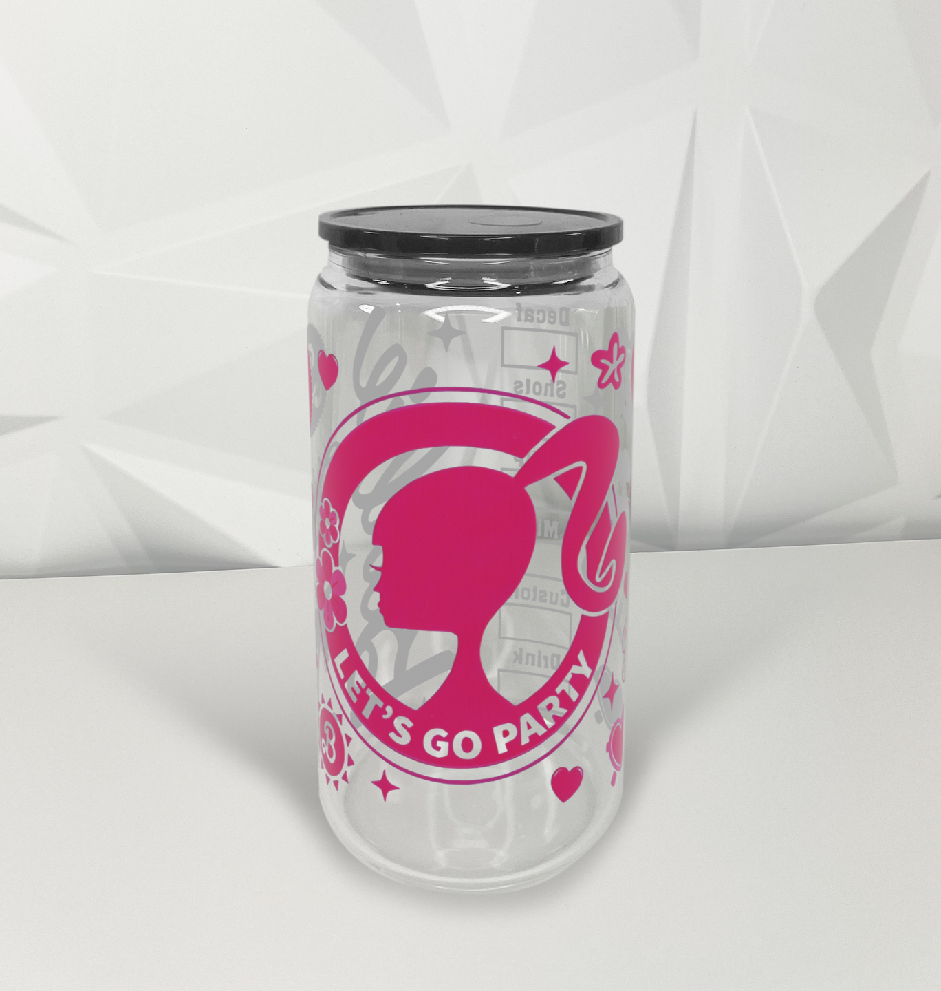 Pink Doll - 01 | 16oz Libby Glass Tumbler