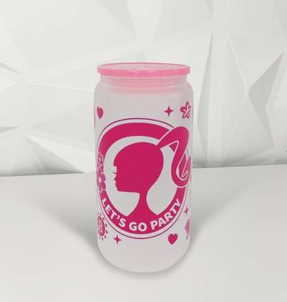 Pink Doll - 01 | 16oz Libby Glass Tumbler