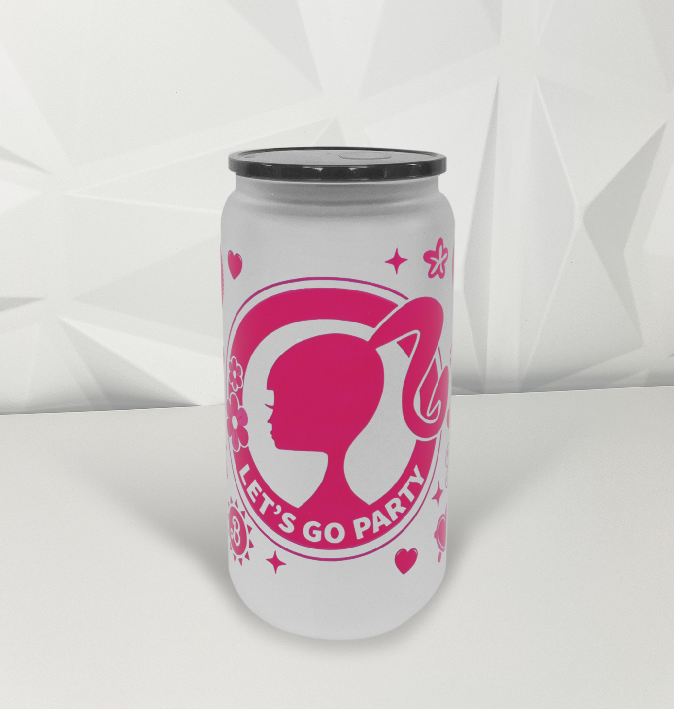 Pink Doll - 01 | 16oz Libby Glass Tumbler