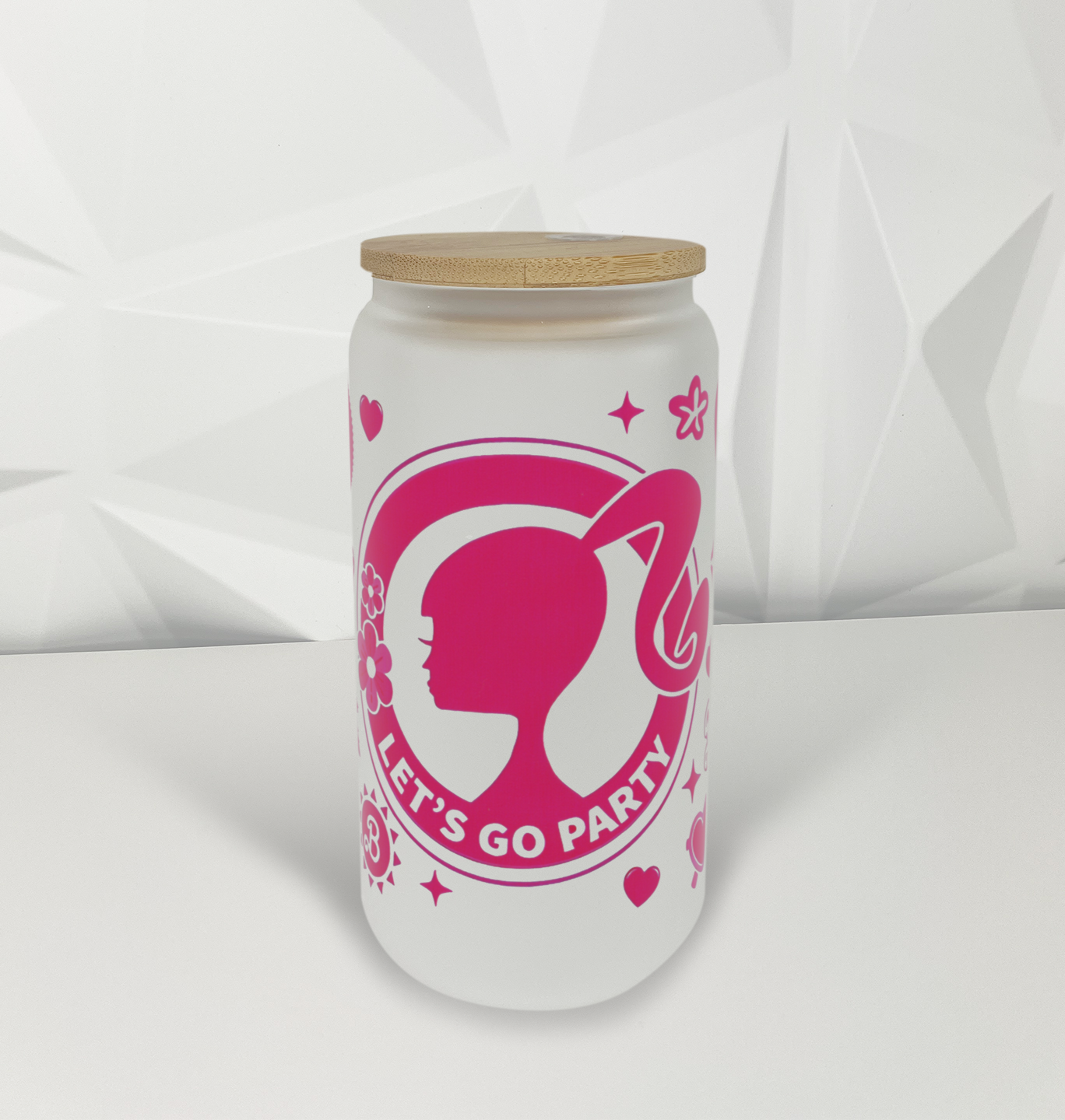 Pink Doll - 01 | 16oz Libby Glass Tumbler