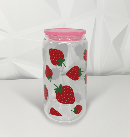 Strawberries | 16oz Libby Glass Tumbler