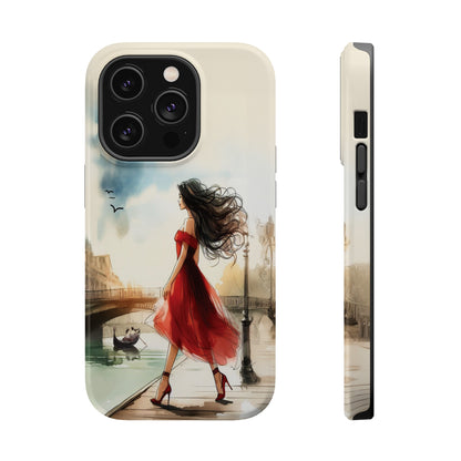 Lady in Red - MagSafe iPhone Tough Case