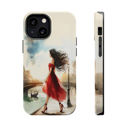 Lady in Red - MagSafe iPhone Tough Case