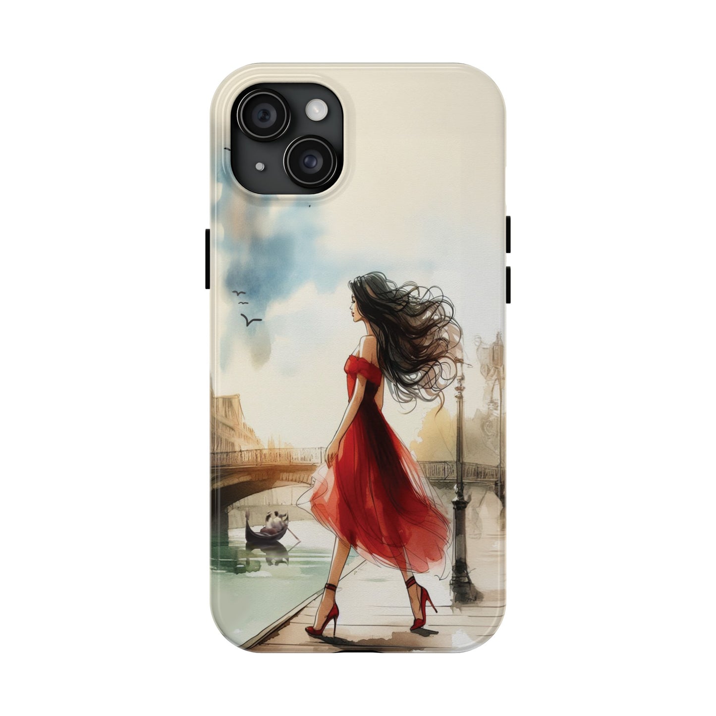 Lady in Red - Tough Phone Cases