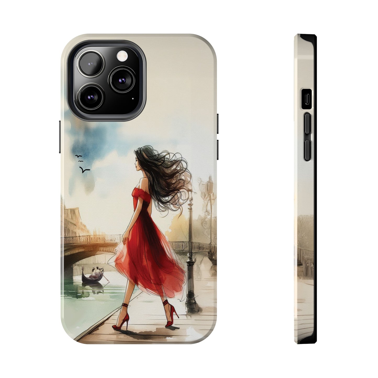 Lady in Red - Tough Phone Cases