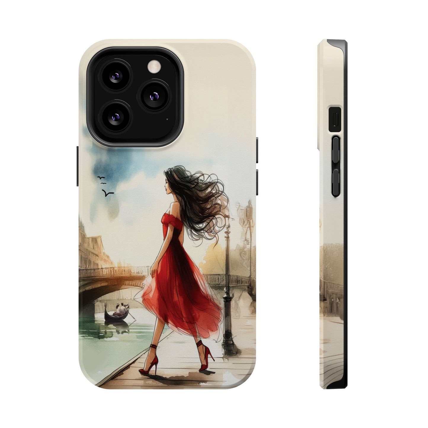 Lady in Red - MagSafe iPhone Tough Case