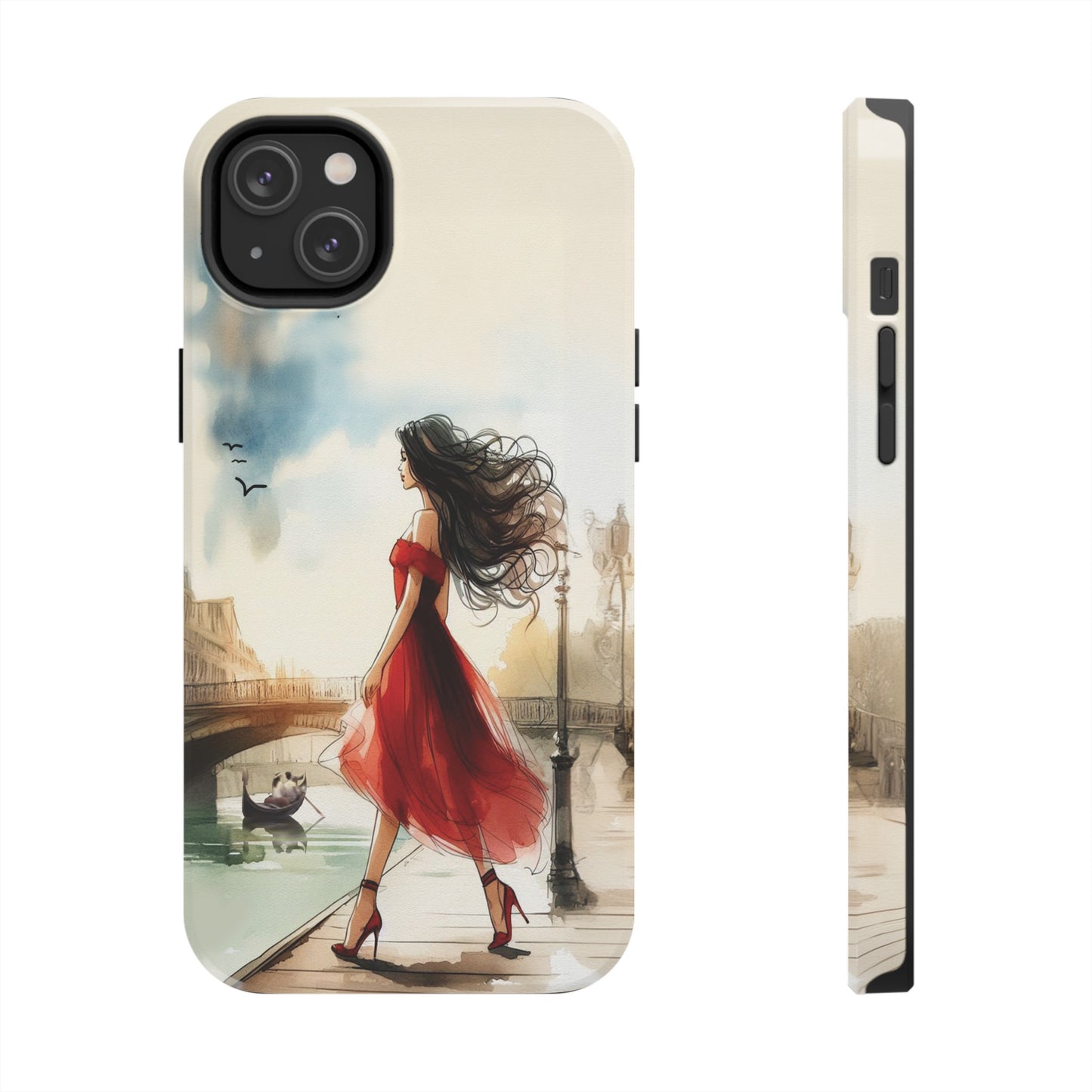 Lady in Red - Tough Phone Cases