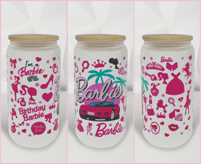 Pink Doll - Dream Car | 16oz Libby Glass Tumbler