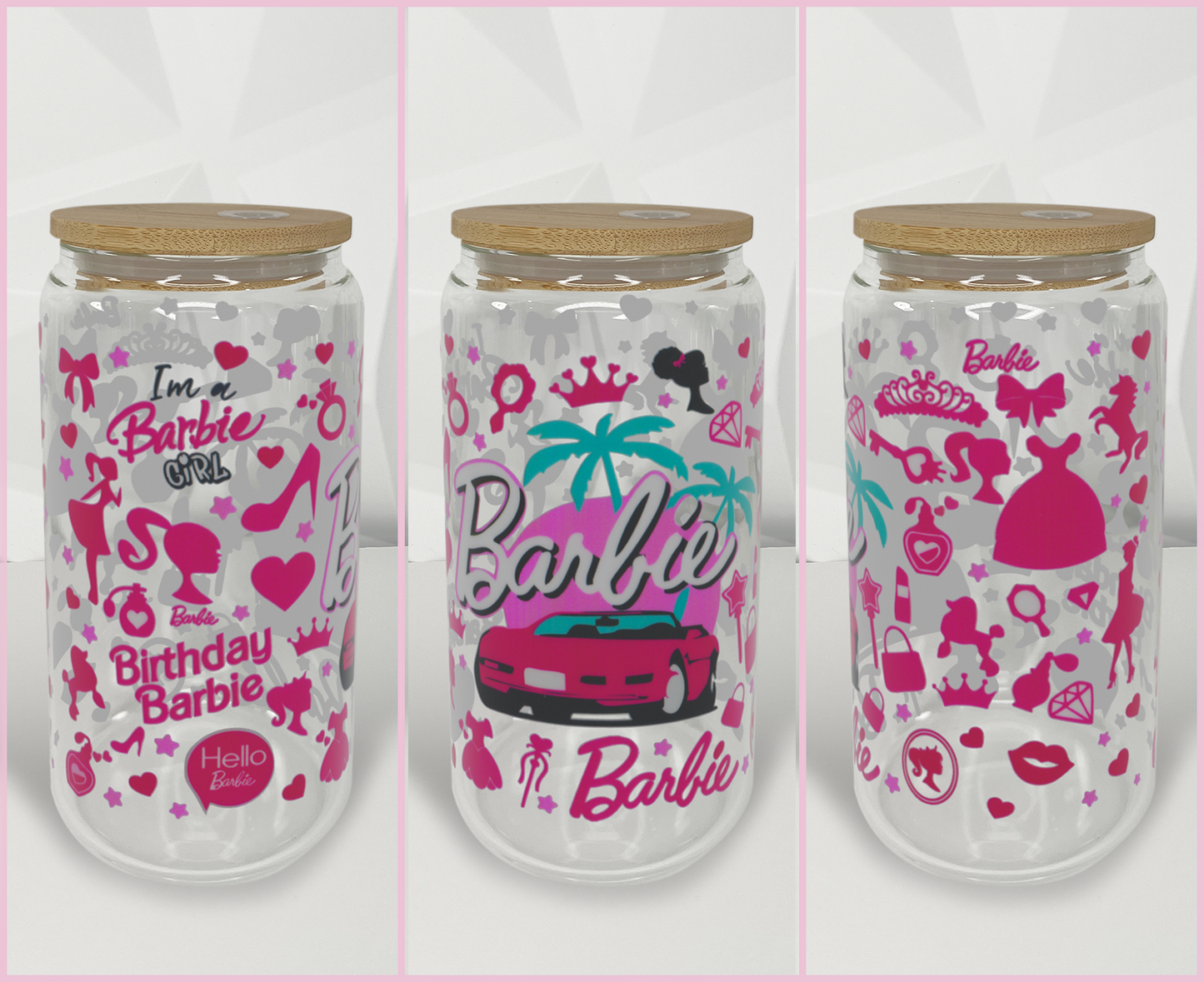 Pink Doll - Dream Car | 16oz Libby Glass Tumbler