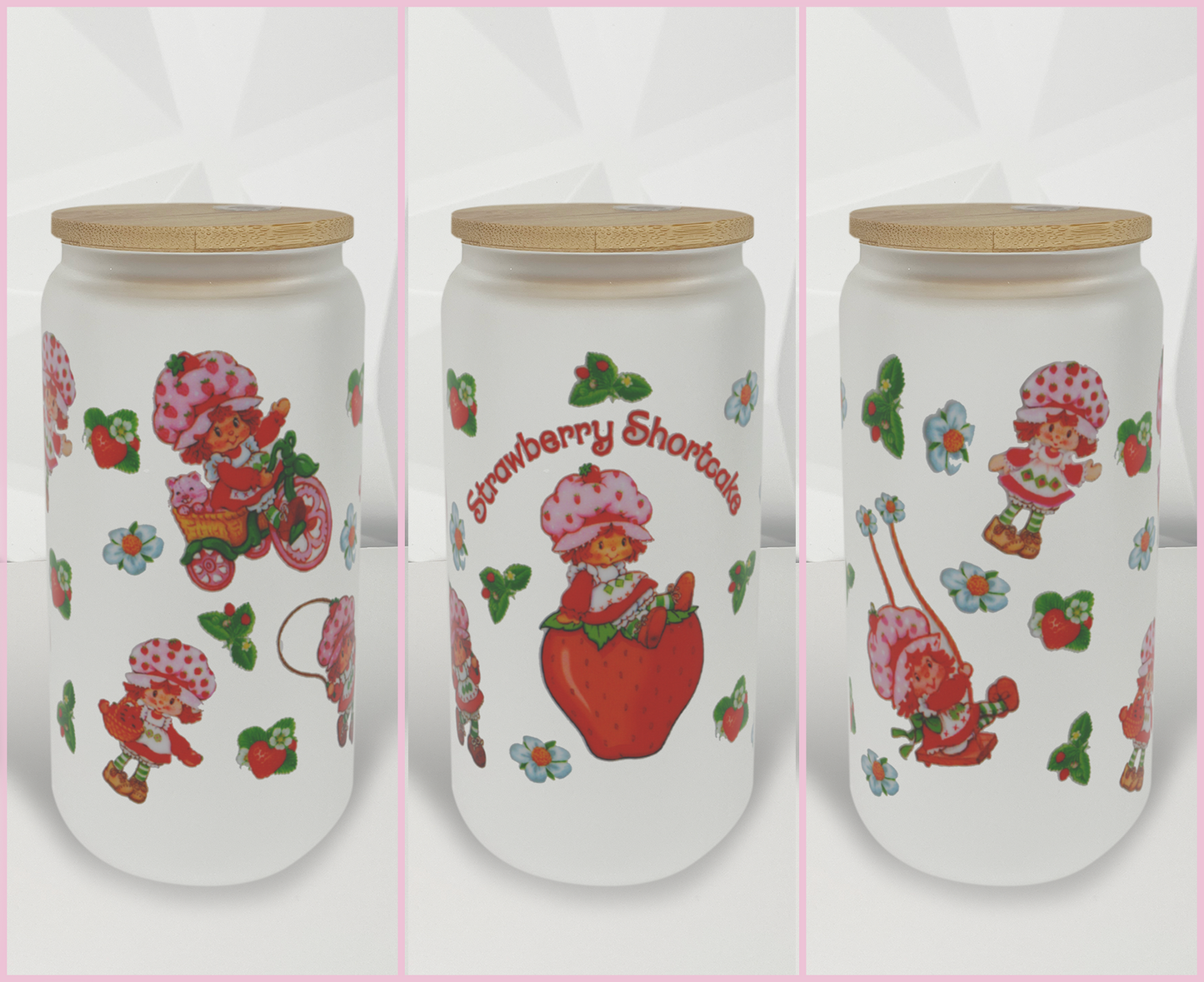 Strawberry Girl -02 | 16oz Libby Glass Tumbler