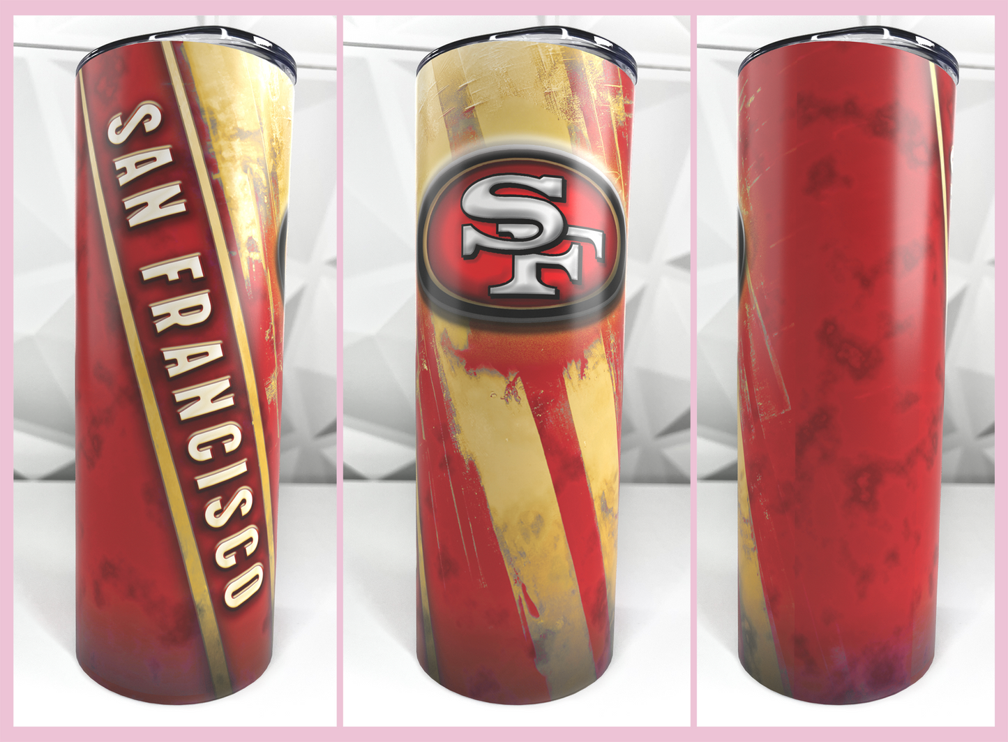 49ers Football | 20oz Stainless Steel Skinny Tumbler