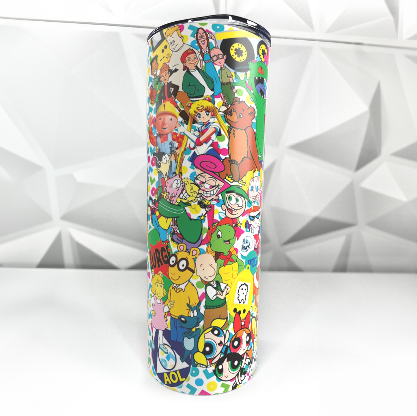 iHeart the 90s | 20oz Stainless Steel Skinny Tumbler