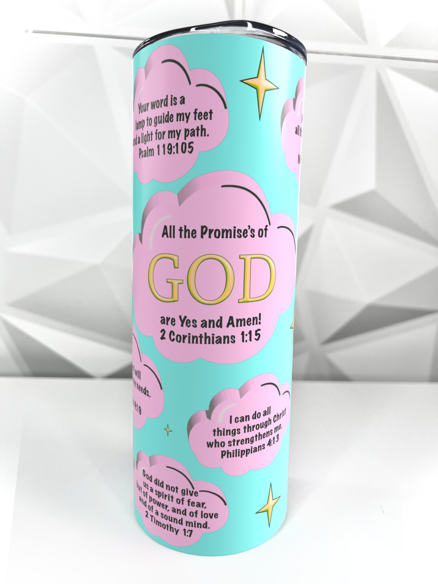 The Promises of God | 20oz Stainless Steel Skinny Tumbler