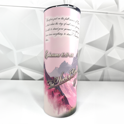 Armor of God | 20oz Stainless Steel Skinny Tumbler