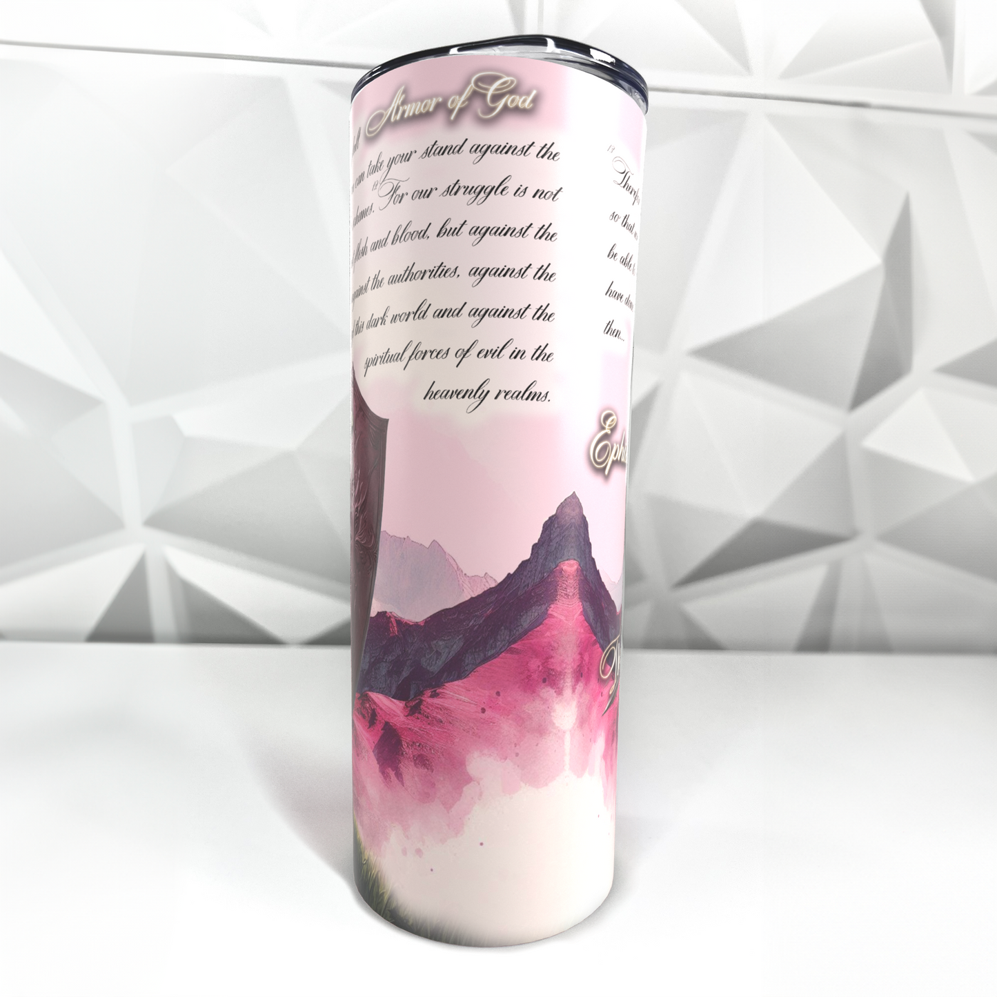 Armor of God | 20oz Stainless Steel Skinny Tumbler