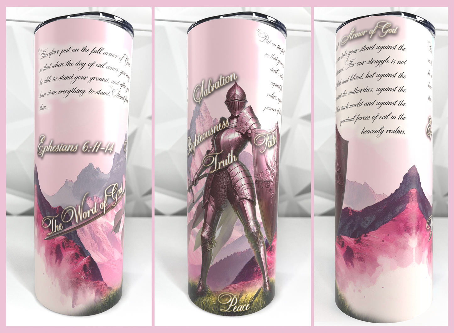 Armor of God | 20oz Stainless Steel Skinny Tumbler