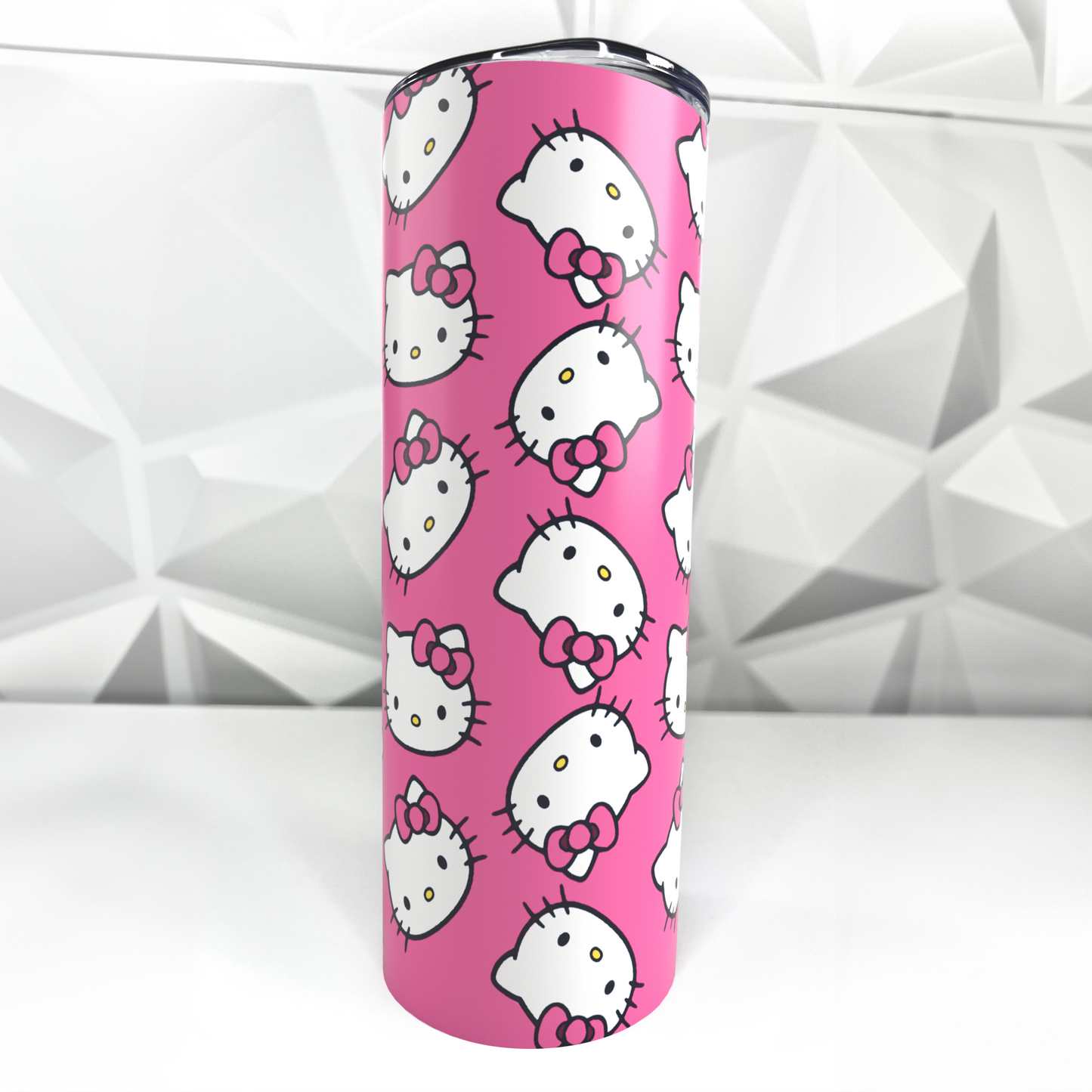 Cartoon Kitty - 01 | 20oz Stainless Steel Skinny Tumbler