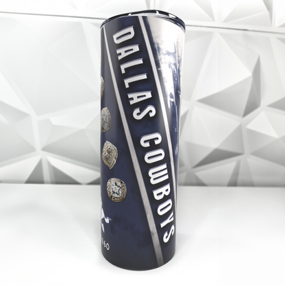 Cowboys | 20oz Stainless Steel Skinny Tumbler