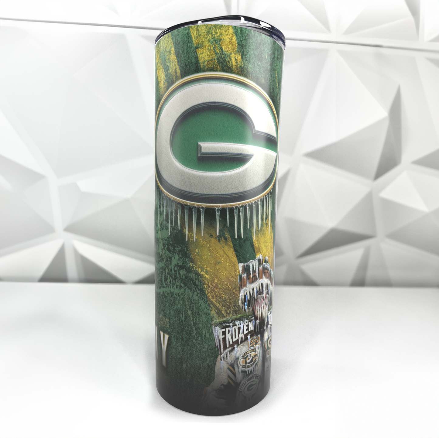 Packers Football | 20oz Stainless Steel Skinny Tumbler