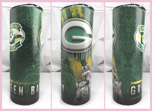 Packers Football | 20oz Stainless Steel Skinny Coffee Tumbler