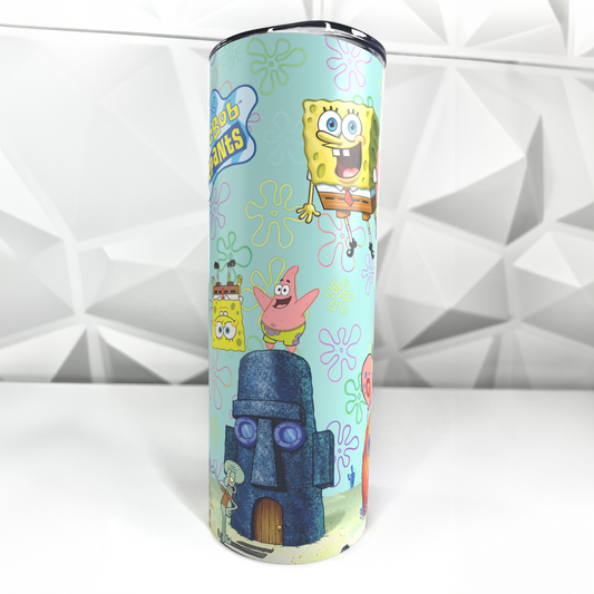 Spongebob | 20oz Stainless Steel Skinny Tumbler