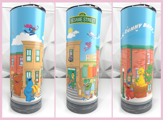Sunny Days | 20oz Stainless Steel Skinny Coffee Tumbler