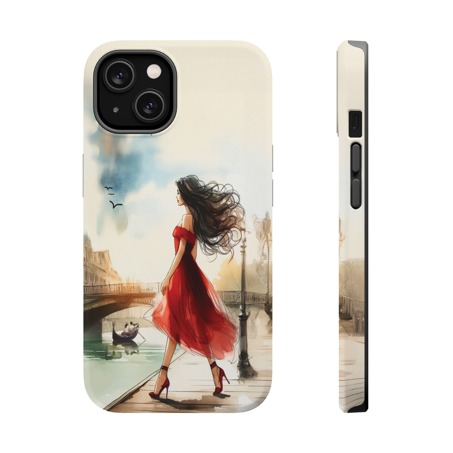 Lady in Red - MagSafe iPhone Tough Case