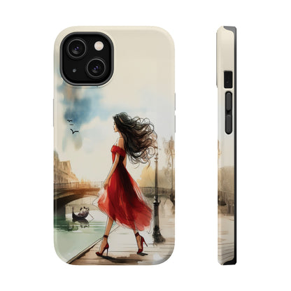 Lady in Red - MagSafe iPhone Tough Case