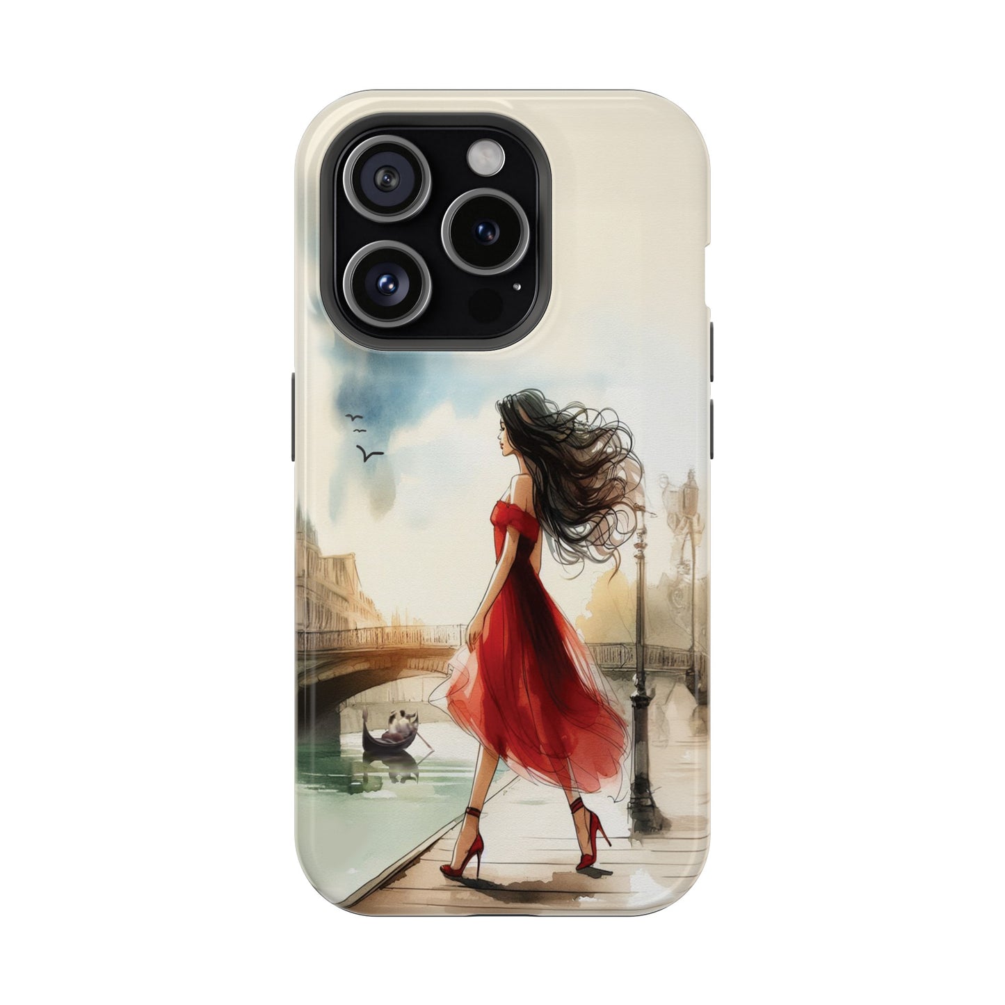 Lady in Red - MagSafe iPhone Tough Case