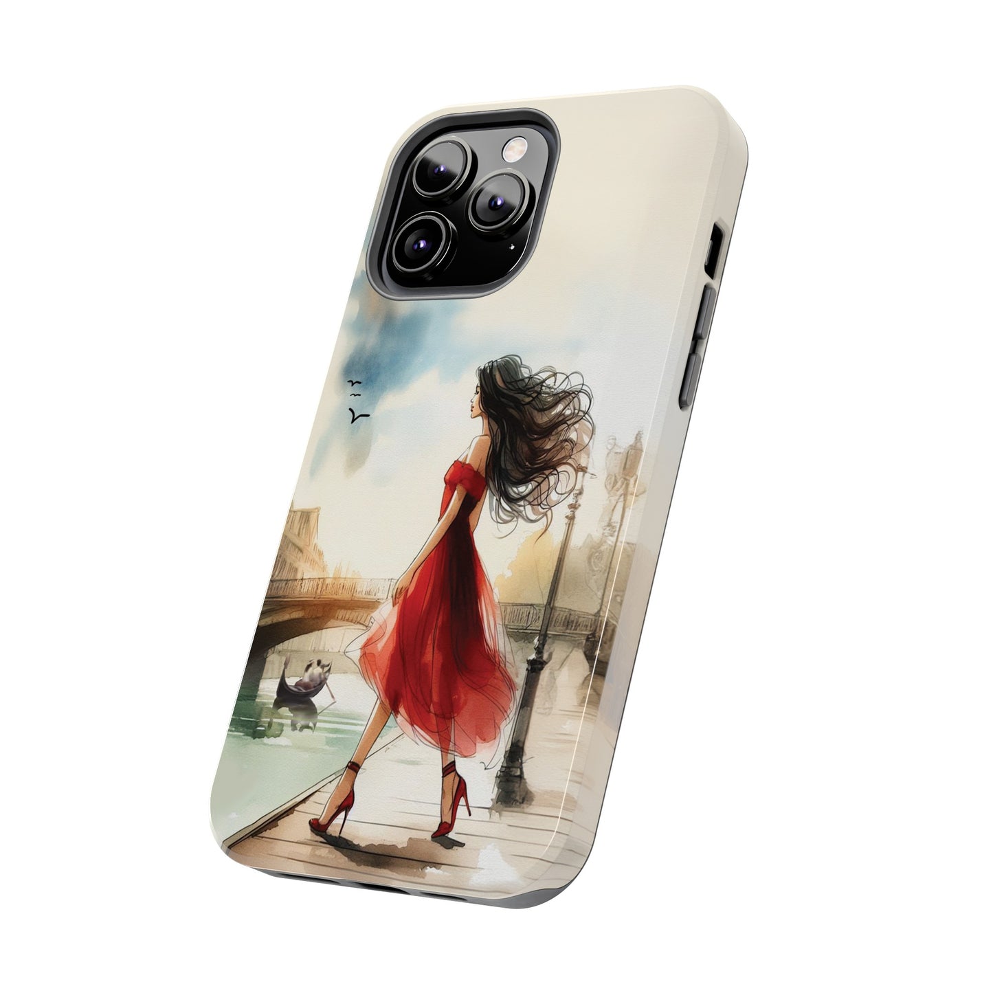 Lady in Red - Tough Phone Cases