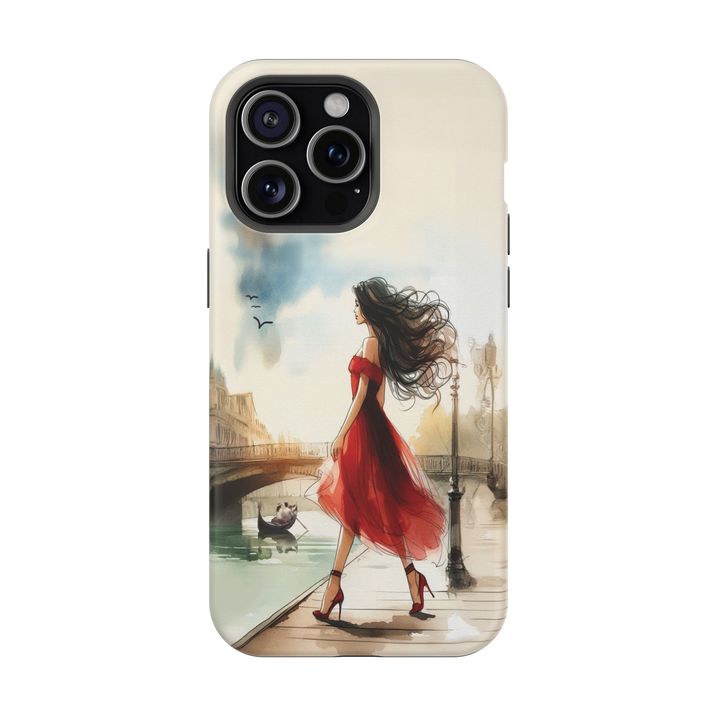 Lady in Red - MagSafe iPhone Tough Case