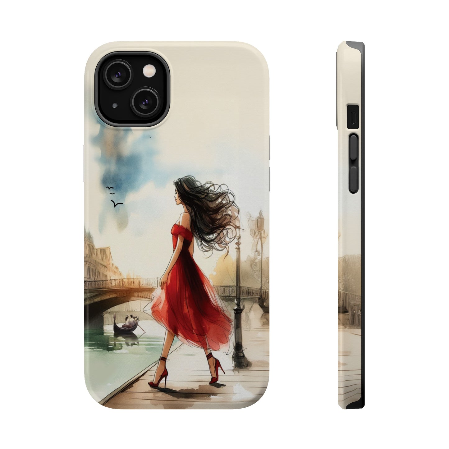 Lady in Red - MagSafe iPhone Tough Case