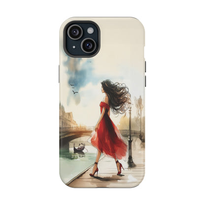 Lady in Red - MagSafe iPhone Tough Case