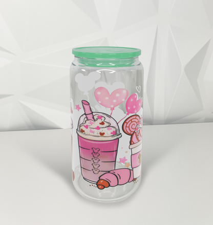 Cafecito Y Mouse | 16oz Libby Glass Tumbler