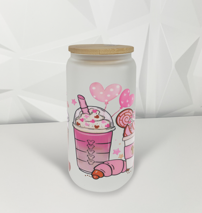 Cafecito Y Mouse | 16oz Libby Glass Tumbler