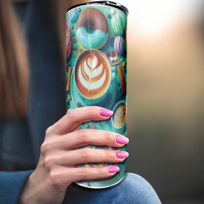 Coffee at Tiffany's | 20oz Stainless Steel Skinny Coffee Tumbler