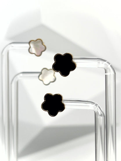 Gold Clover Earrings