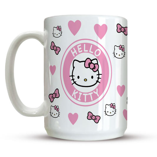 Hello Kitty - Hearts & Bows | 15oz Mug