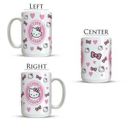 Hello Kitty - Hearts & Bows | 15oz Mug
