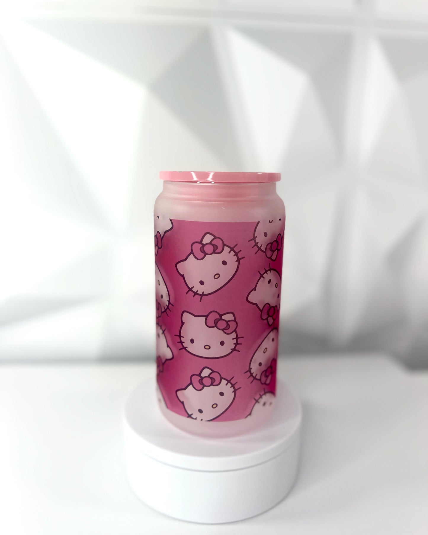 Cartoon Kitty - 01 | 16oz Libby Glass Tumbler