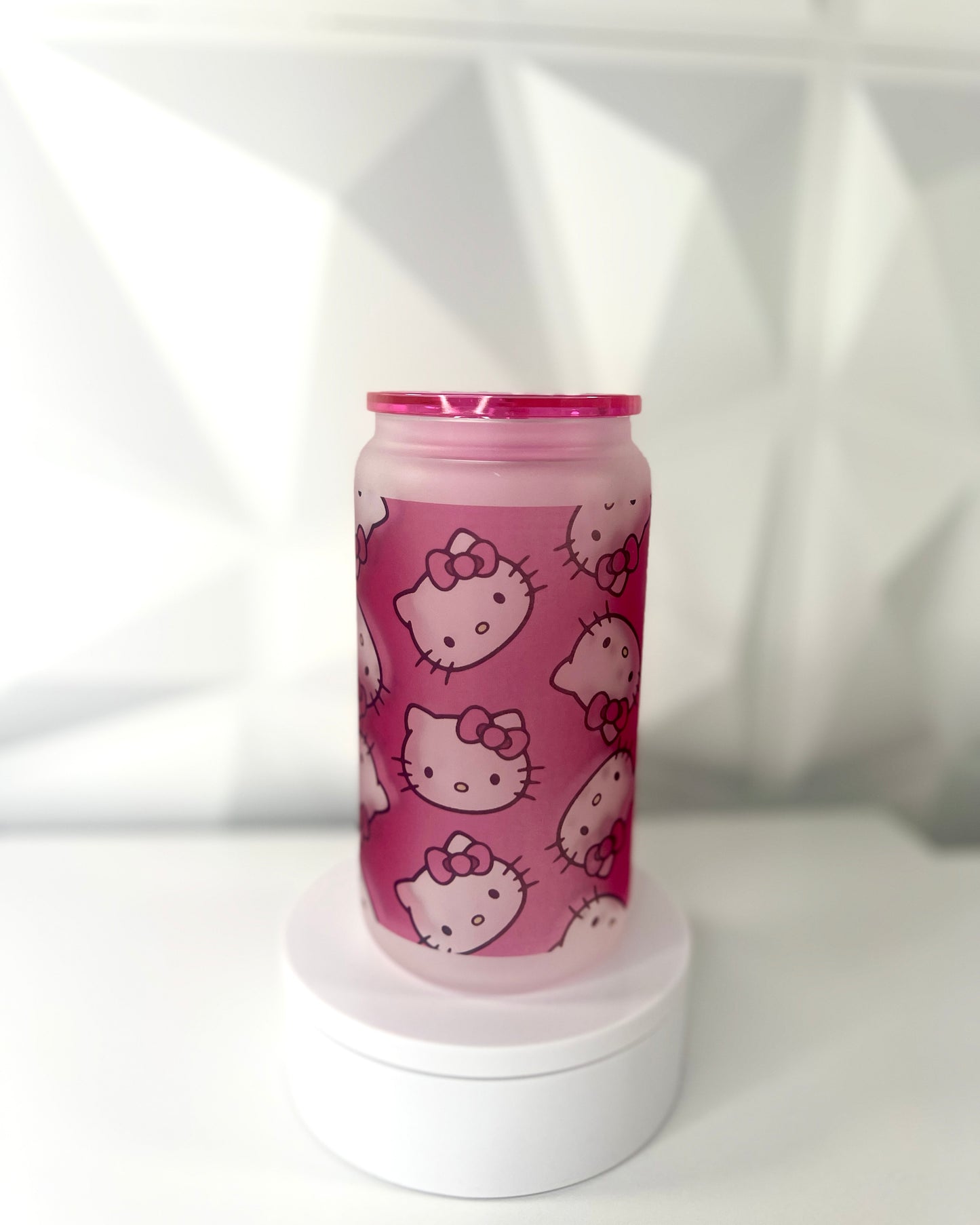 Cartoon Kitty - 01 | 16oz Libby Glass Tumbler