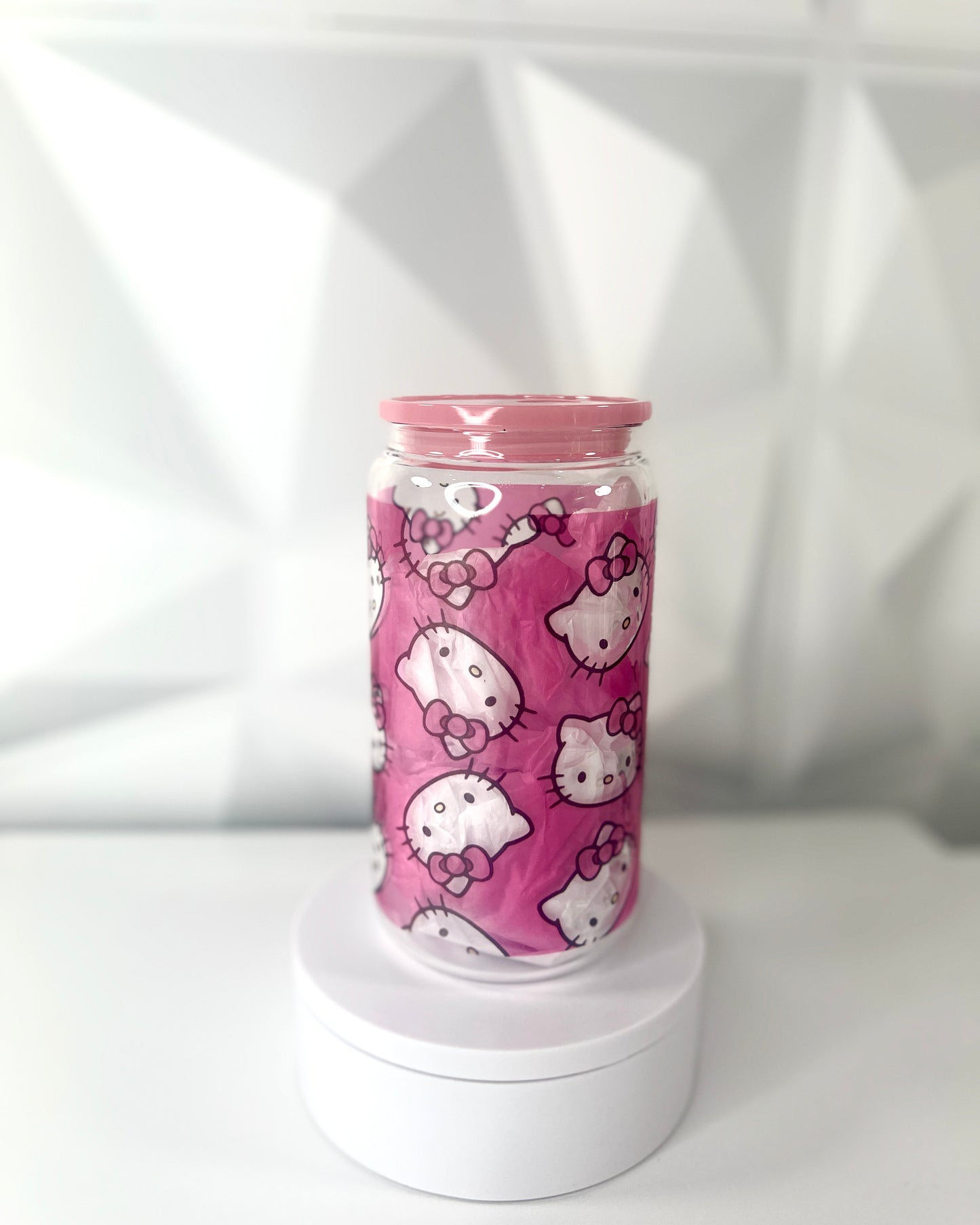 Cartoon Kitty - 01 | 16oz Libby Glass Tumbler