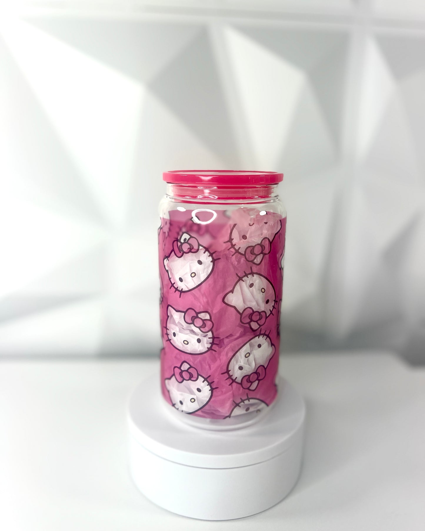 Cartoon Kitty - 01 | 16oz Libby Glass Tumbler