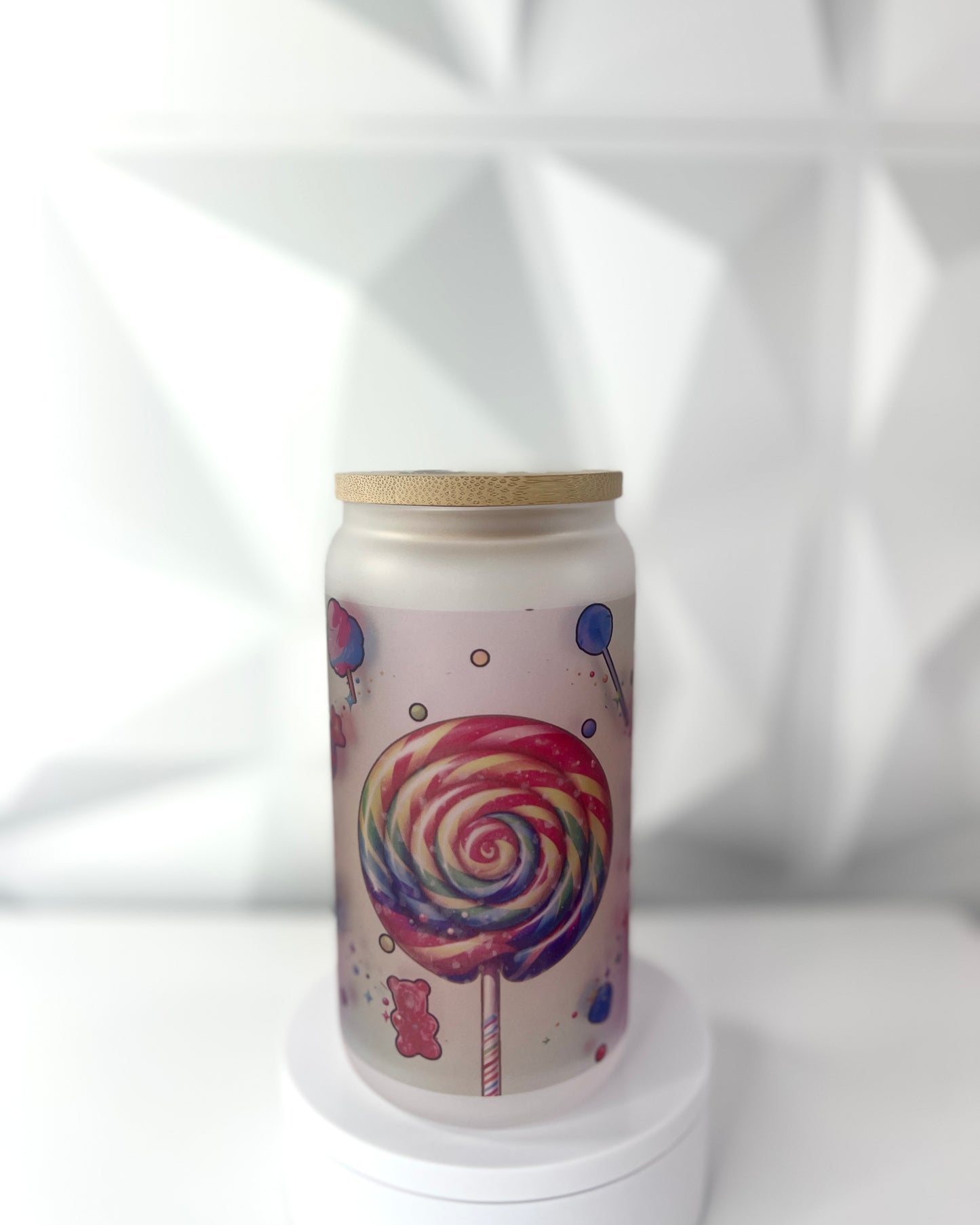 I Want Candy | 16oz Libby Frosted Glass Tumbler