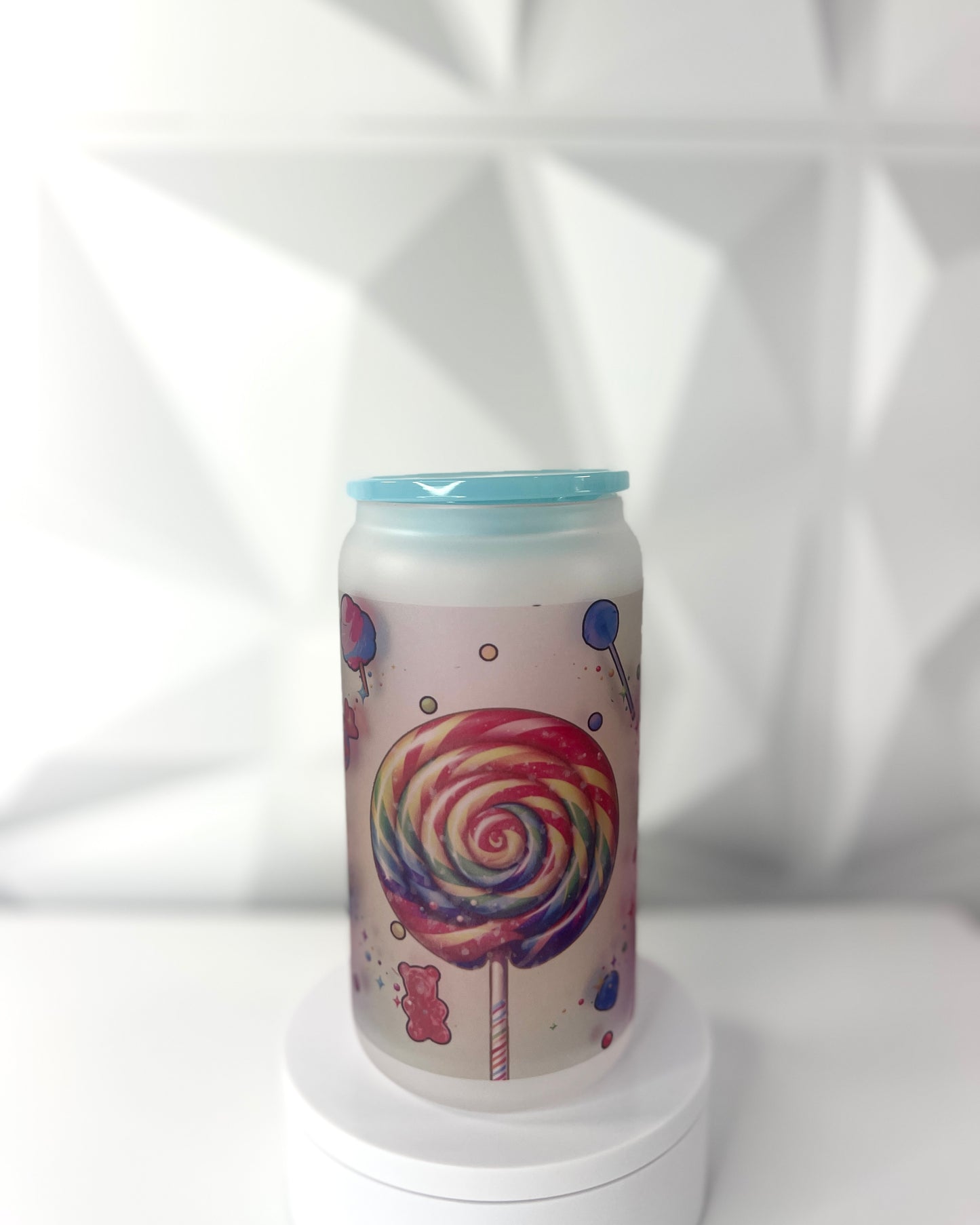 I Want Candy | 16oz Libby Frosted Glass Tumbler